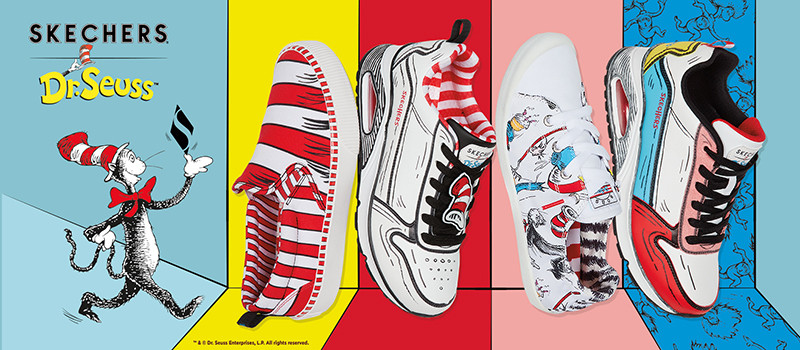 SKECHERS X DR.SEUSS: BỘ SƯU TẬP THỂ THAO LẤY CẢM HỨNG TỪ TRUYỆN TRANH ĐÌNH ĐÁM